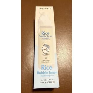 Bonnyhill Rice Bubble Toner 200ml Korean Skincare Moisturizing Care NEW